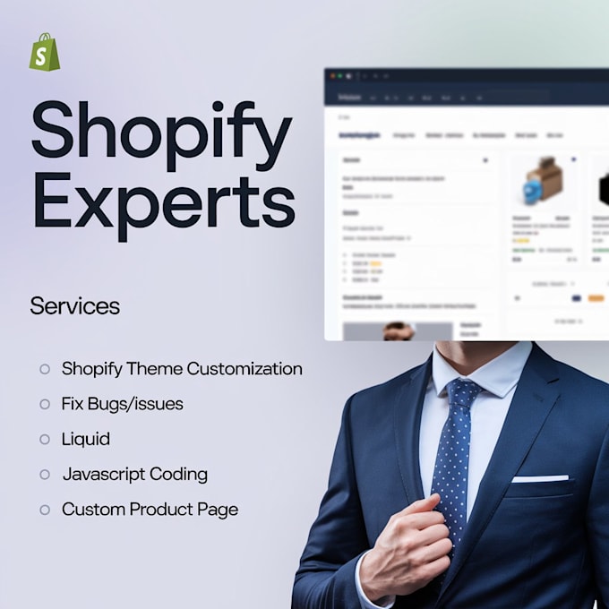 Gig Preview - Expert shopify coder for bug fixes, customizations, speed optimization, etc