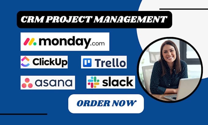 Gig Preview - Set up project management with monday CRM, clickup, asana