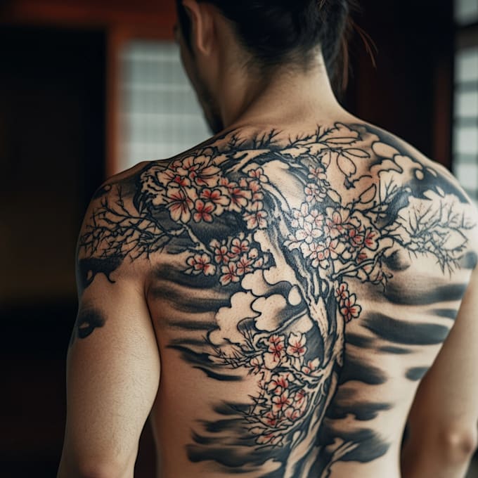 Gig Preview - Make a traditional japanese irezumi tattoo