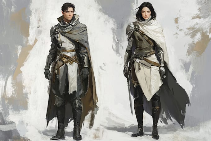 Gig Preview - Design an amazing dnd fantasy character art