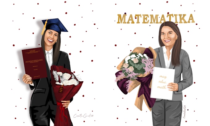 Gig Preview - Draw a portrait realistic style from photo for graduation