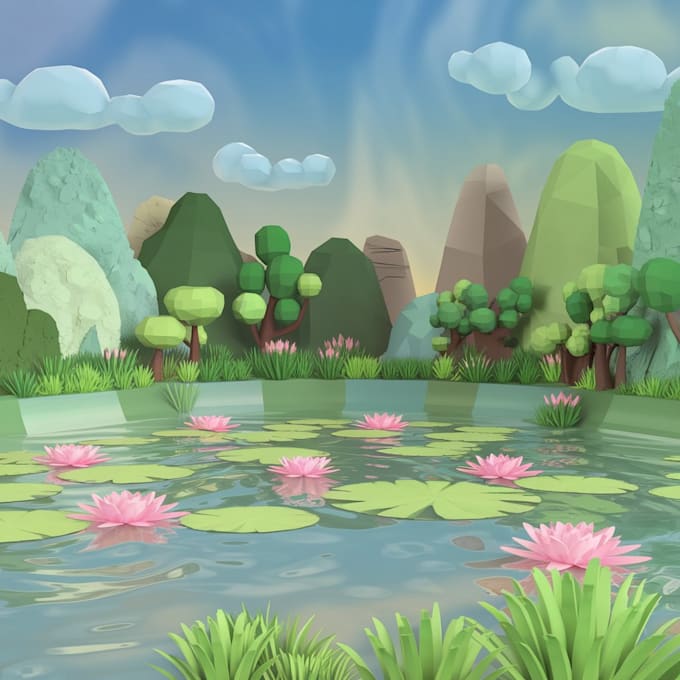 Gig Preview - Environment concept art landscape design illustration