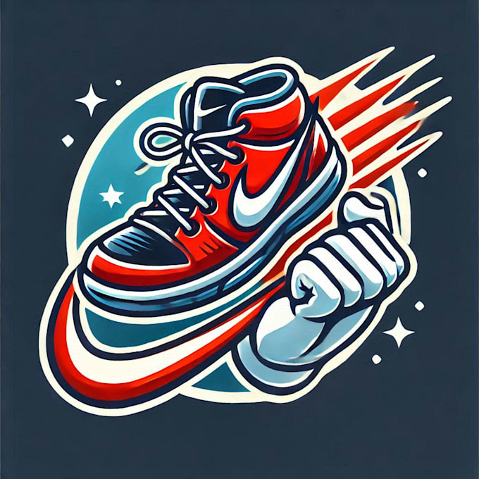 Bestseller - do make amazing shoe nike brand mascot logo design with your choice