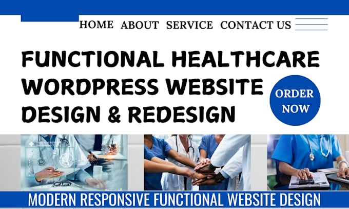 Gig Preview - Build functional healthcare wordpress website, homecare website, assisted living