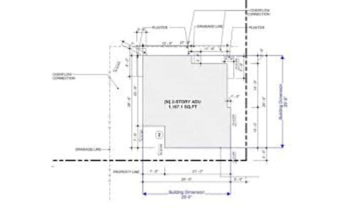 Gig Preview - Stamped sustainable adu permit sets or drawing  blue print