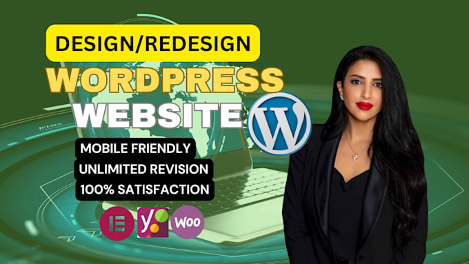 Gig Preview - Build wordpress website design and website development