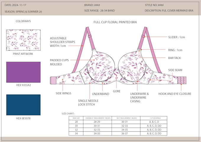 Gig Preview - Create fashion technical illustrations