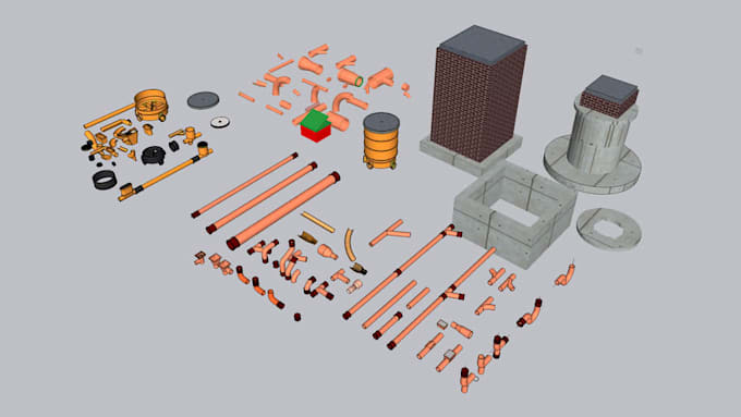 Gig Preview - Do 3d roads drainage plan, site grading, 3d plan footage using civil 3d