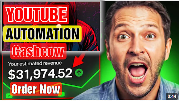 Gig Preview - Create automated cash cow videos, cash cow channel, cash cow youtube