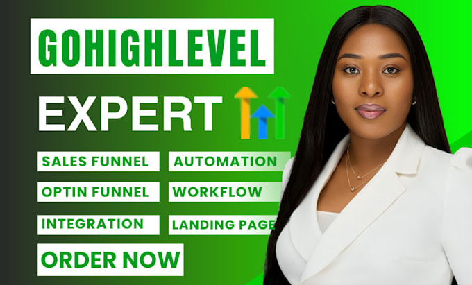 Gig Preview - Gohighlevel email marketing gohighlevel website funnel builder sales funnel site