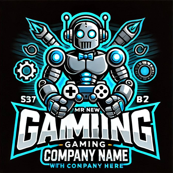 Gig Preview - Do gaming robot mascot logo design with 1 day delivery