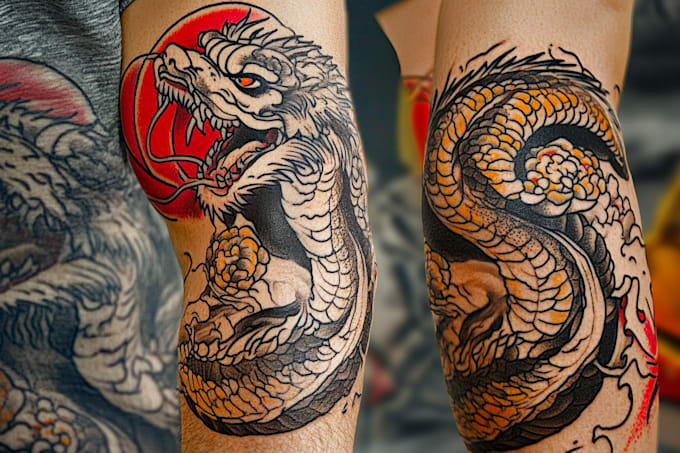 Gig Preview - Create japanese or oriental tattoo design for you