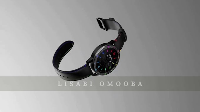 Gig Preview - Do 3d watch animation 3d wristwatch model 3d watch design cgi 3d watch video ads