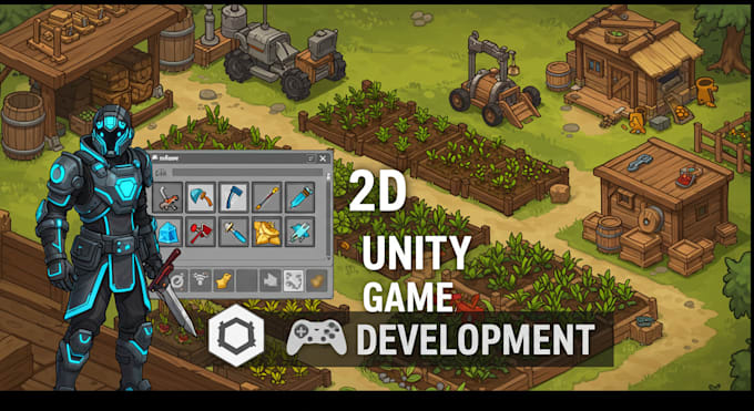 Gig Preview - Develop an amazing 2d mobile, web  single player, multiplayer unity game for pc