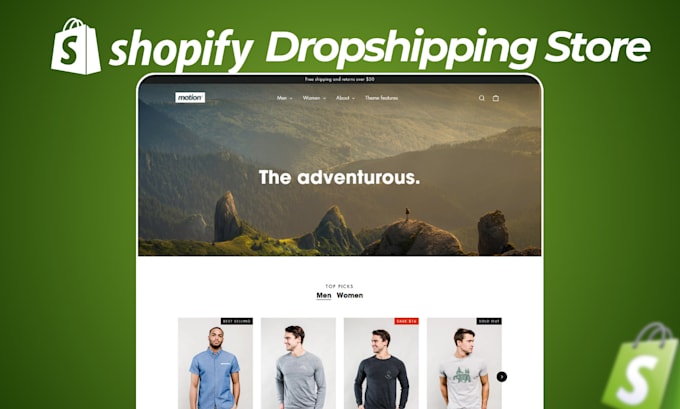 Gig Preview - Launch your sales ready shopify dropshipping store