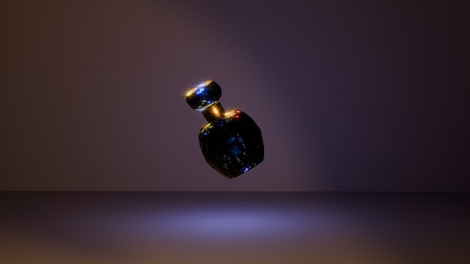 Gig Preview - Render cgi perfume animation product animation 3d bottle video 3d perfume video