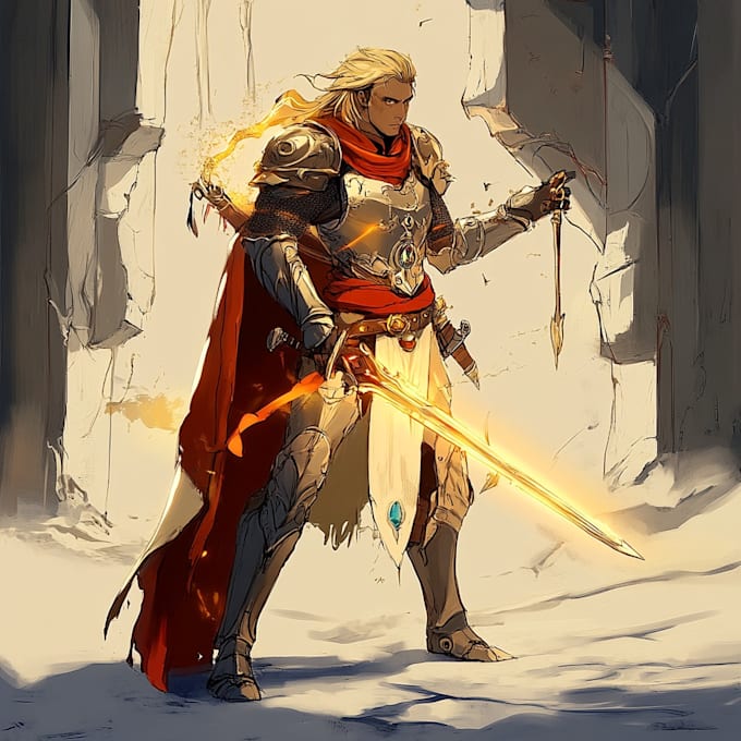 Bestseller - make a dnd character art and dnd character art