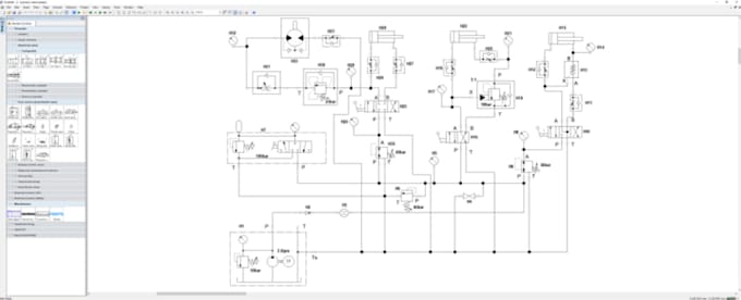 Gig Preview - Design any pneumatic or hydraulic circuit on fluidsim