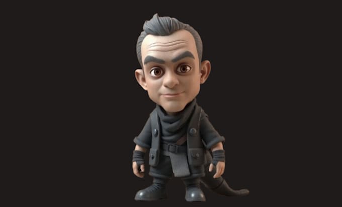 Gig Preview - Sculpt 3d model, 3d character, character modeling, 3d toy, figurine for 3d print