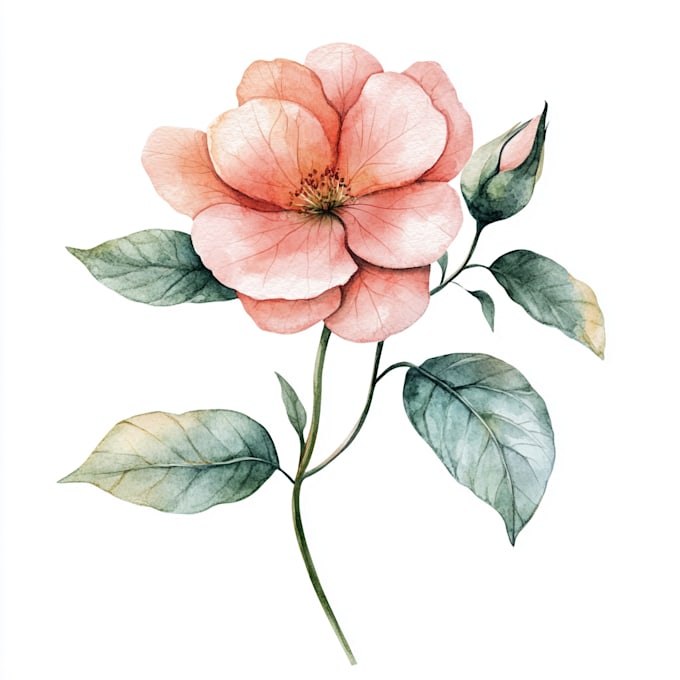 Bestseller - create a digital watercolor botanical illustration