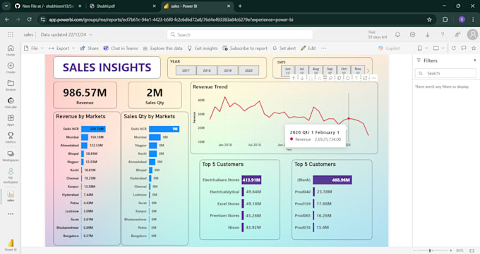 Gig Preview - Provide professional data analytics services for business insights