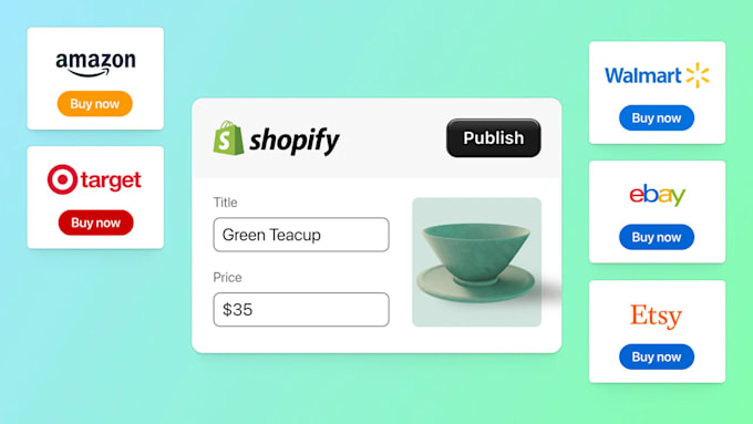 Gig Preview - Integrate target plus, walmart, etsy, and ebay with your shopify store