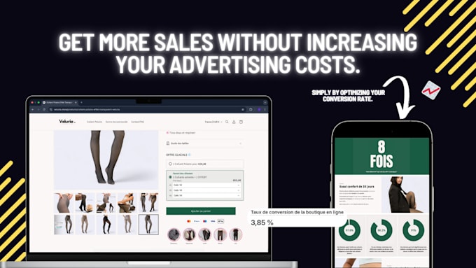 Gig Preview - Improve the conversion rate of your shopify store