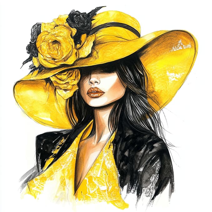 Gig Preview - Draw a fashion illustration or sketch