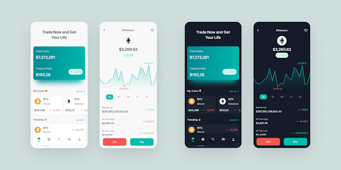 Gig Preview - Develop crypto trading app, trading website, exchange app