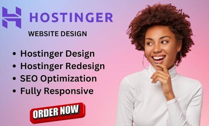 Gig Preview - Hostinger website redesign hostinger website design hostinger website design