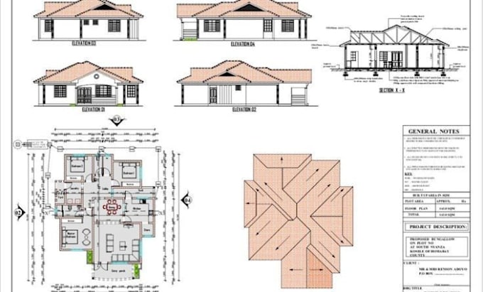 Bestseller - draw house plans, autocad 2d floor plan and elevations