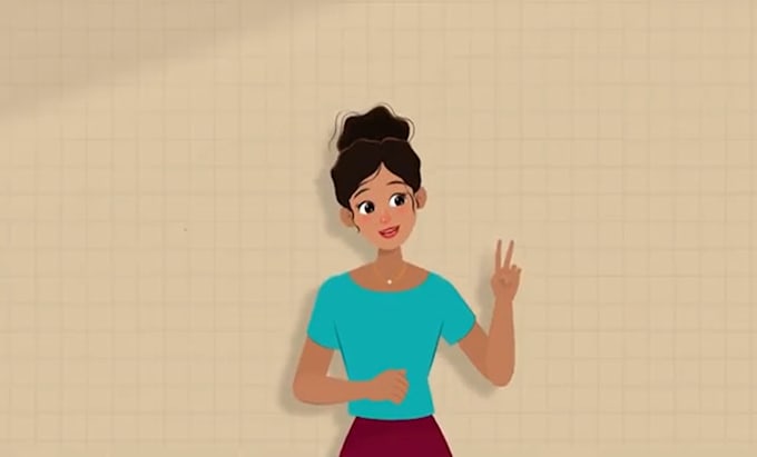 Gig Preview - Make 2d animated video, 2d explainer , 2d explainer video animation