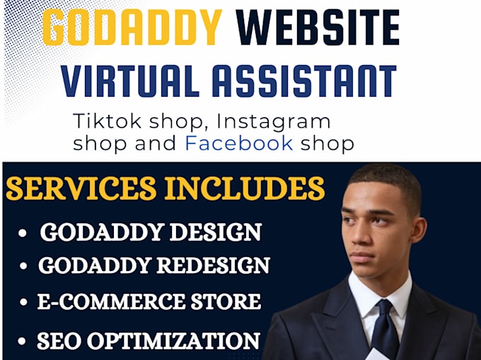 Gig Preview - Design and redesign godaddy website