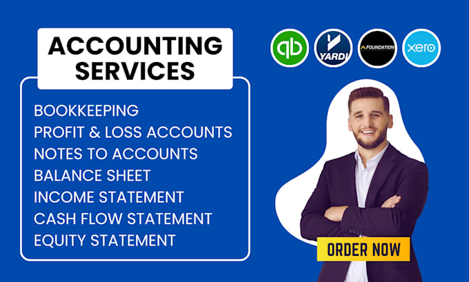 Gig Preview - Best bookkeeping services in quickbooks online and desktop, xero, yardi