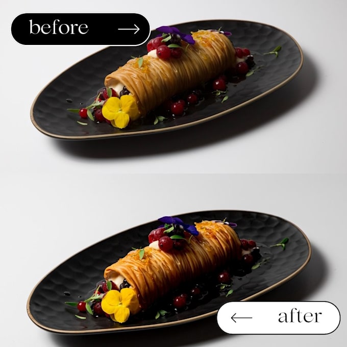 Bestseller - professionally edit and retouch your food photography for restaurants and sm