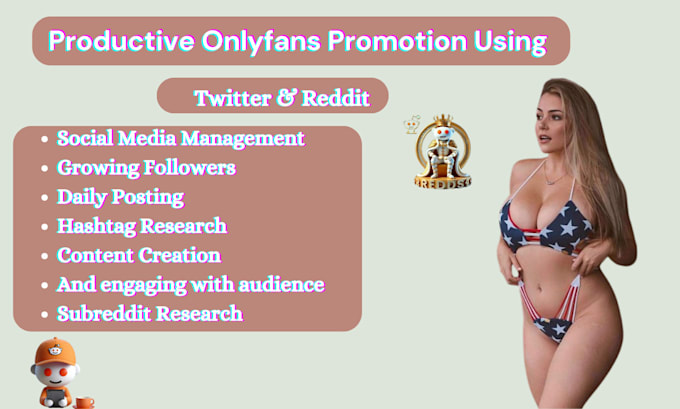 Gig Preview - Reddit post for onlyfans page traffic chatter manager fansly fanvue twitter ads