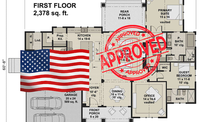 Gig Preview - Do architectural stamp, mep stamp, pe stamp, and seal for USA city permit