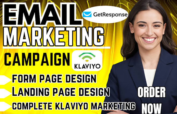 Gig Preview - Design email campaign email marketing klaviyo lead generation sales email