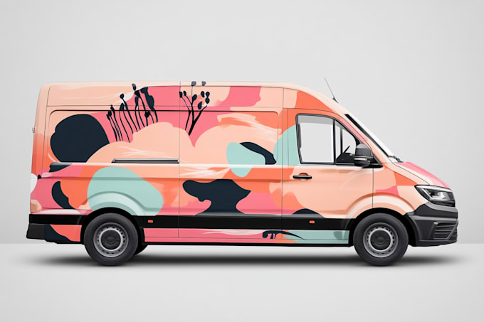 Gig Preview - Do a vehicle wrap design for van car truck trailer