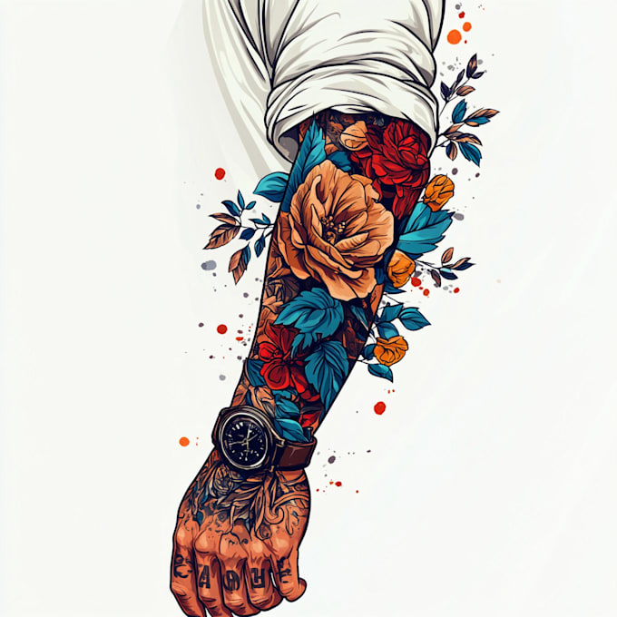 Bestseller - do a personalized tattoo sleeve art