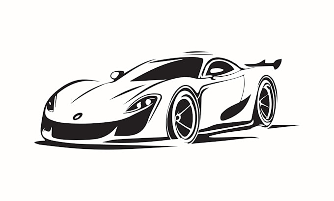 Gig Preview - Create line art of icon, portrait, car, bike, logo object