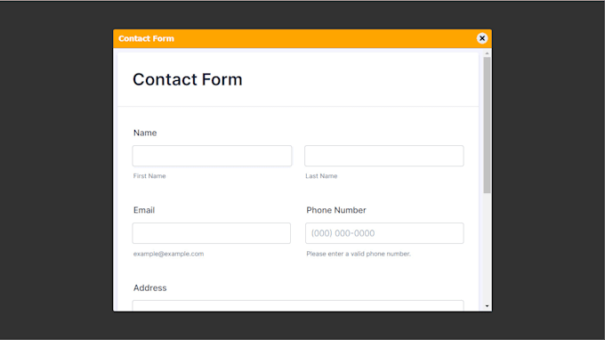 Gig Preview - Create jotform, googleform, typeform, surveyform, popup form and questionnaire