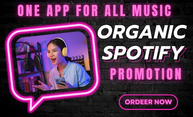 Gig Preview - Do viral organic spotify promotion and promo