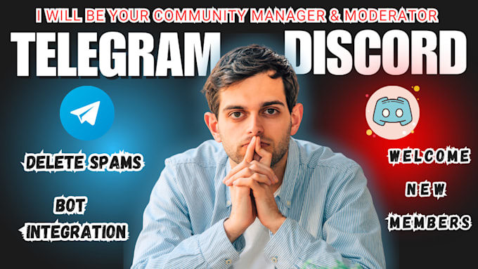 Gig Preview - Be your telegram community manager discord moderator for crypto nft game project