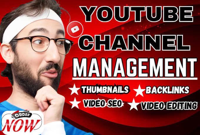 Bestseller - do youtube video SEO management banner thumbnail social media promo management