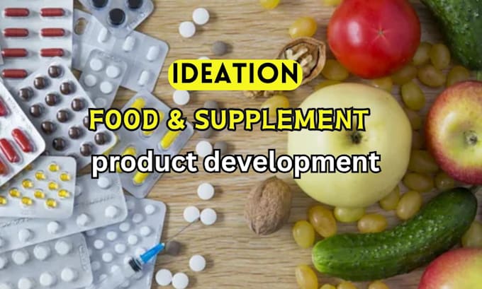 Gig Preview - Do food supplements formulation and product development