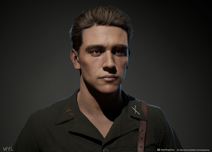 Gig Preview - Custom realistic character model, 3d sculpting, skyrim mod  for unreal engine