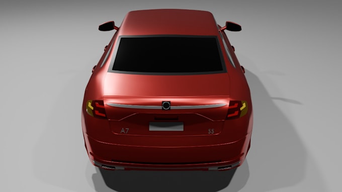 Gig Preview - Produce a realistic 3d car rendering, rc car model, blende,  3d car animation