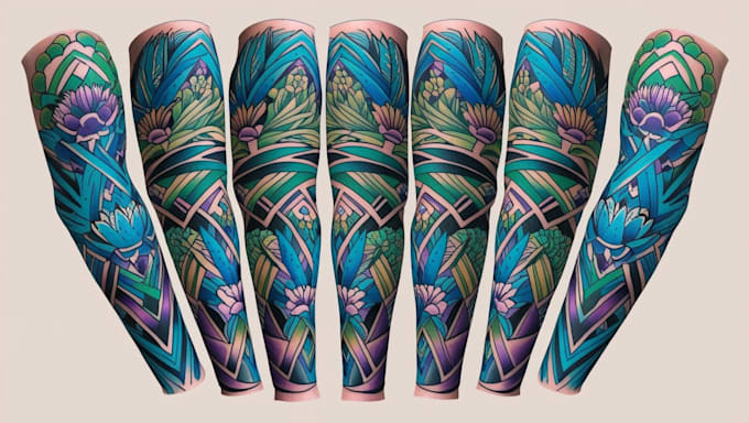 Bestseller - create a tattoo design of tattoo sleeve