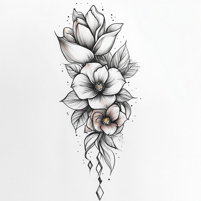 Gig Preview - Design a custom minimalist tattoo for you